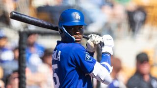 Where Will Dodgers Play Josue De Paula During First Stint In Big Leagues? (featured). Photo by Mark J. Rebilas/Imagn Images
