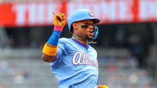 Braves' Ronald Acuña Jr.Could Return For Weekend Series Against Orioles (featured). Photo by Jordan Godfree/Imagn Images