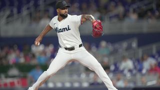 Marlins Reportedly Plan To Keep Sandy Alcantara, Buy At Trade Deadline (featured). Photo by Jim Rassol/Imagn Images
