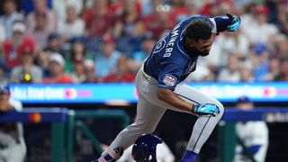 Junior Caminero Update After Rays Star Left All-Star Game Early (featured). Photo by IMAGN IMAGES via Reuters Connect