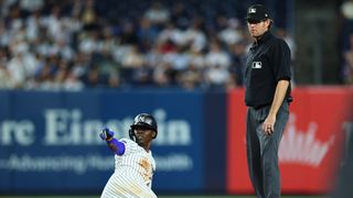 Jazz Chisholm Jr.'s Injury Could Be Beginning Of End With Yankees For Him (featured). Photo by Vincent Carchietta/Imagn Images
