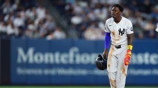 Yankees Not Listed By CBS As Potential Free Agency Landing Spot For Jazz Chisholm Jr. (featured). Photo by Vincent Carchietta/Imagn Images