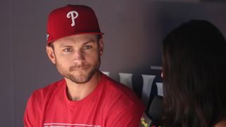 Trea Turner Takes Accountability For Phillies' Offensive Woes (featured). Photo by Brett Davis/Imagn Images