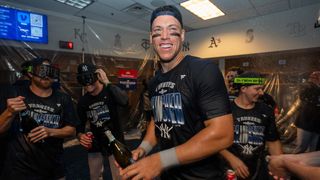 Yankees Clinch Playoff Berth Behind Aaron Judge's Big Blast (featured). Photo by Jesse Johnson/Imagn Images