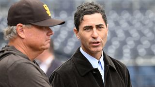 Padres GM Defends Bold Trade Deadline Strategy (featured). Photo by Denis Poroy/Imagn Images