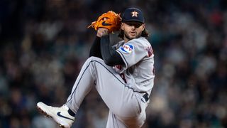 Brewers Bolster Rotation, Add Former All-Star In Trade With Astros (featured). Photo by Stephen Brashear/Imagn Images