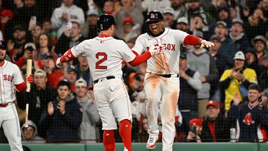Red Sox Fans Get Nightmare Image From Alex Bregman, Rafael Devers (featured). Photo by Eric Canha/Imagn Images