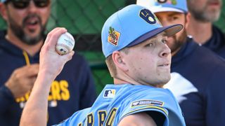 Scouting NL Central: One Breakout Player for Each Team in 2026 (featured). Photo by Dave Kallmann/Milwaukee Journal Sentinel/USA TODAY NETWORK/Imagn Images